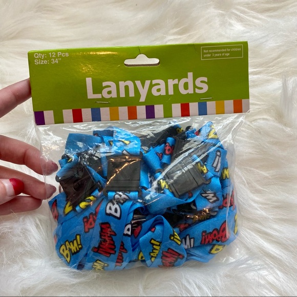 Pop Art Breakaway Lanyards - 12 count - Picture 5 of 5